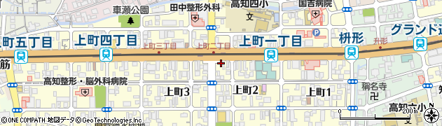 ピザ・ロイヤルハット高知店周辺の地図