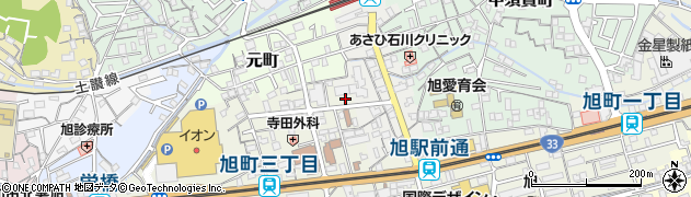 高知県高知市南元町97周辺の地図