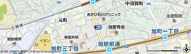 高知県高知市旭駅前町4周辺の地図