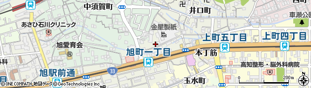 高知県高知市井口町101周辺の地図