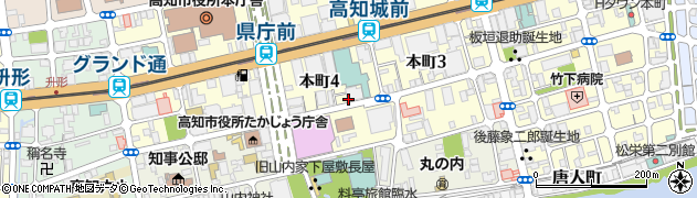西日本建設業保証株式会社高知支店周辺の地図