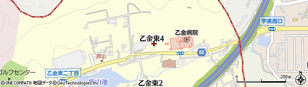 福岡県大野城市乙金東4丁目周辺の地図