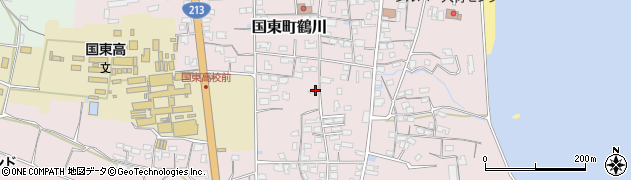 大分県国東市国東町鶴川1462-1周辺の地図