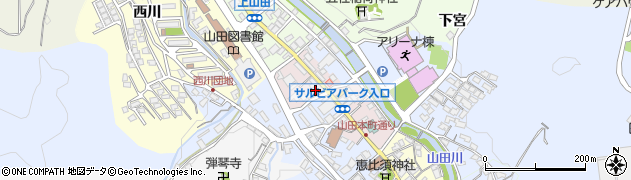 福岡県嘉麻市上山田1425周辺の地図