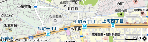 高知県高知市井口町36周辺の地図