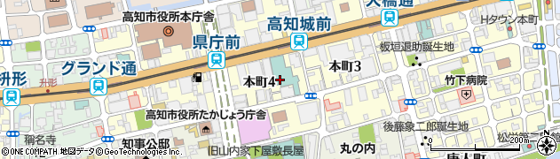 ザクラウンパレス新阪急高知東崎理容室周辺の地図