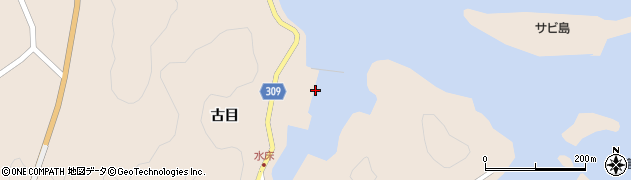 浜部渡船周辺の地図