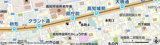 株式会社大林組高知営業所　工事事務所周辺の地図