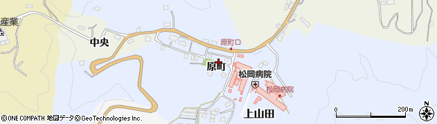 福岡県嘉麻市原町周辺の地図