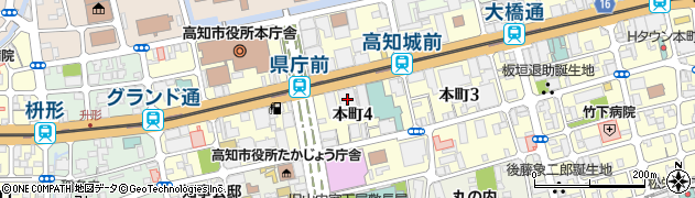 株式会社明神食品高知事務所周辺の地図
