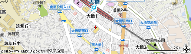 株式会社アーウィン　ドリームステージ大橋店周辺の地図