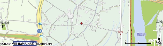 高知県南国市物部891周辺の地図