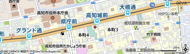株式会社竹中工務店　高知営業所周辺の地図
