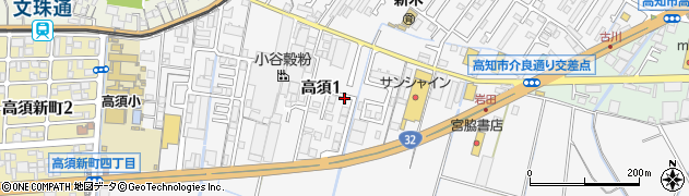高須塩田西ノ丸二号公園周辺の地図