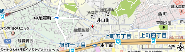 高知県高知市井口町51周辺の地図