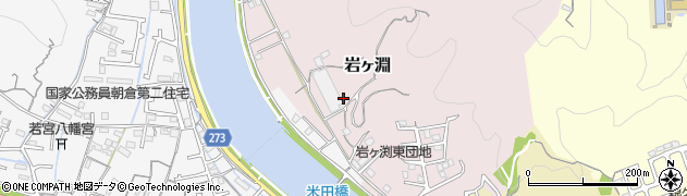高知県高知市岩ヶ淵周辺の地図