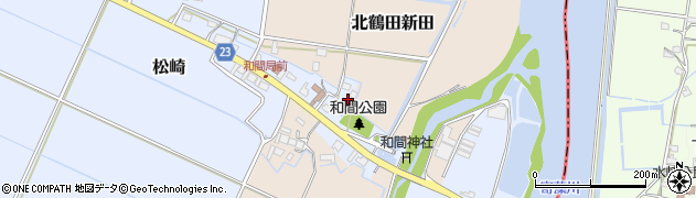 大分県宇佐市北鶴田新田5周辺の地図