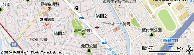 株式会社キンマツ　福岡支店周辺の地図