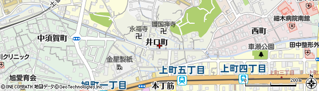 高知県高知市井口町129周辺の地図