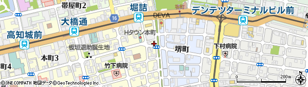 おクルマパークダイセイ本町第３駐車場周辺の地図