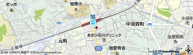 高知県高知市旭駅前町47周辺の地図