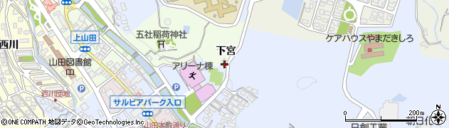 福岡県嘉麻市上山田361周辺の地図