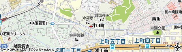 高知県高知市井口町118周辺の地図