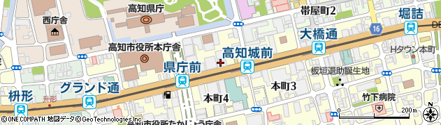 香川証券株式会社　高知支店周辺の地図