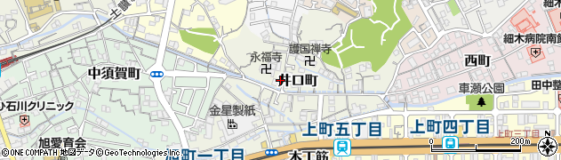 高知県高知市井口町119周辺の地図