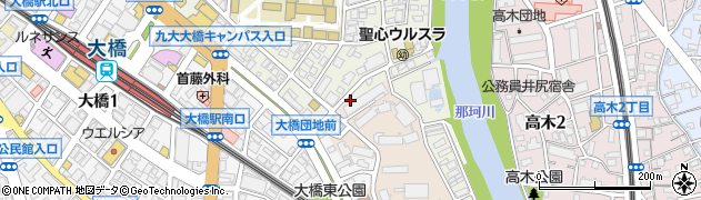 博多ピアノセンター周辺の地図