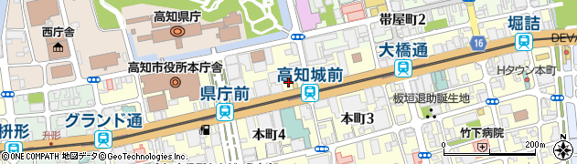 株式会社ジツタ　高知支店システム部周辺の地図
