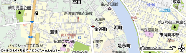 菓子禅高田屋周辺の地図