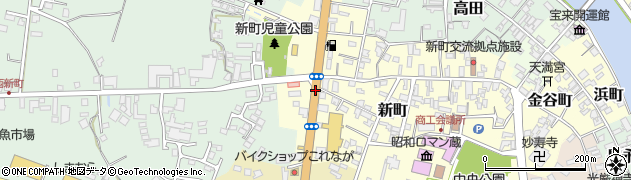 新町周辺の地図