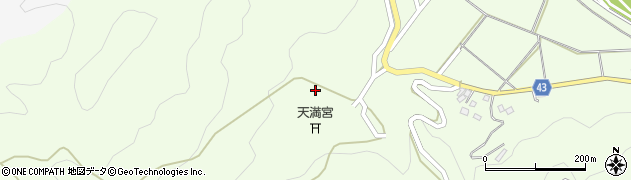 愛媛県大洲市八多喜町甲周辺の地図