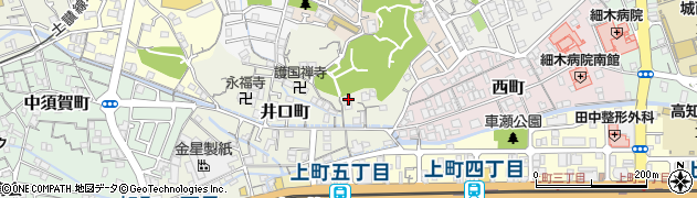 高知県高知市井口町178周辺の地図