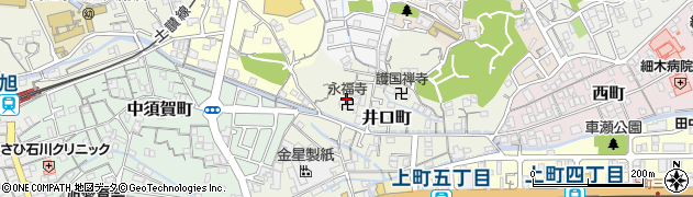 高知県高知市井口町109周辺の地図