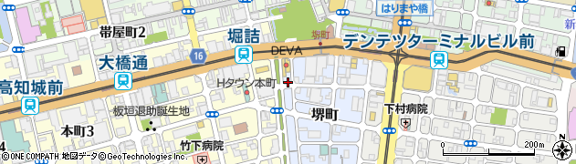 ＬＩＦＥ　ＰＡＲＫ堺町第３駐車場周辺の地図