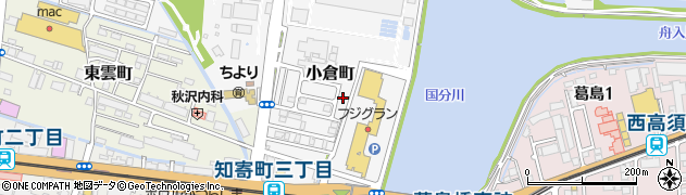 小倉町公園周辺の地図