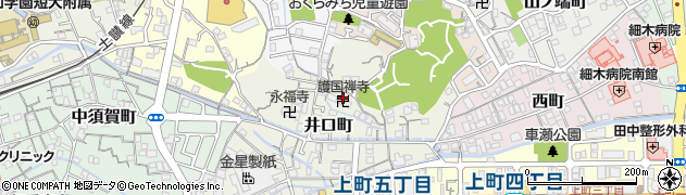 高知県高知市井口町周辺の地図
