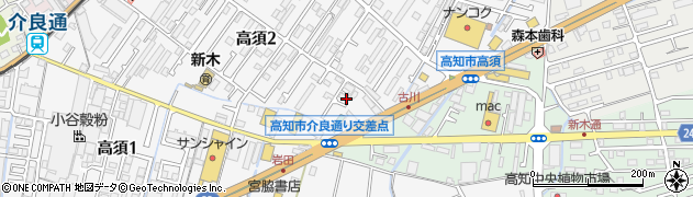 高須岩田二号公園周辺の地図