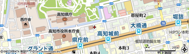 高知県日本中国友好協会（ＮＰＯ法人）周辺の地図
