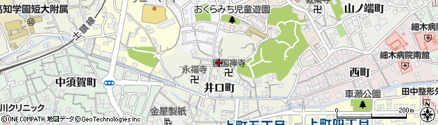 高知県高知市井口町123周辺の地図