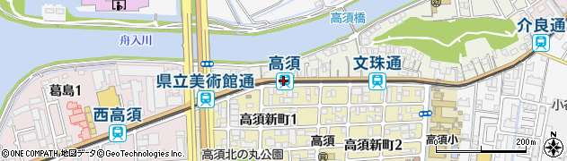 高須駅周辺の地図