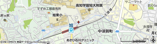 JR旭駅駐車場（駅裏）周辺の地図