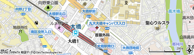 筑紫義塾大橋校周辺の地図