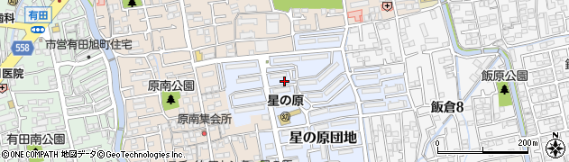 福岡県福岡市早良区星の原団地64周辺の地図