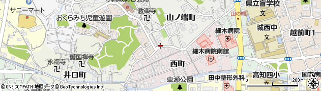高知県高知市山ノ端町21周辺の地図