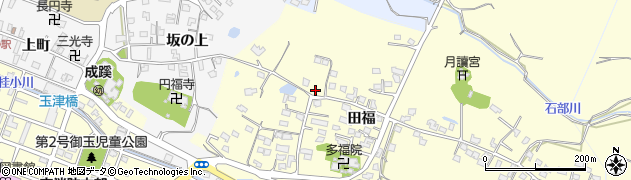 大分県豊後高田市田福3753周辺の地図