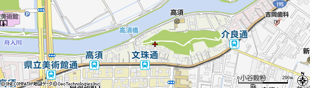 高知県高知市高須本町周辺の地図