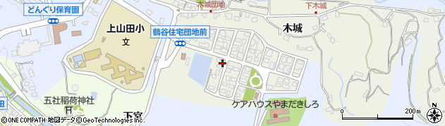 福岡県嘉麻市木城528周辺の地図